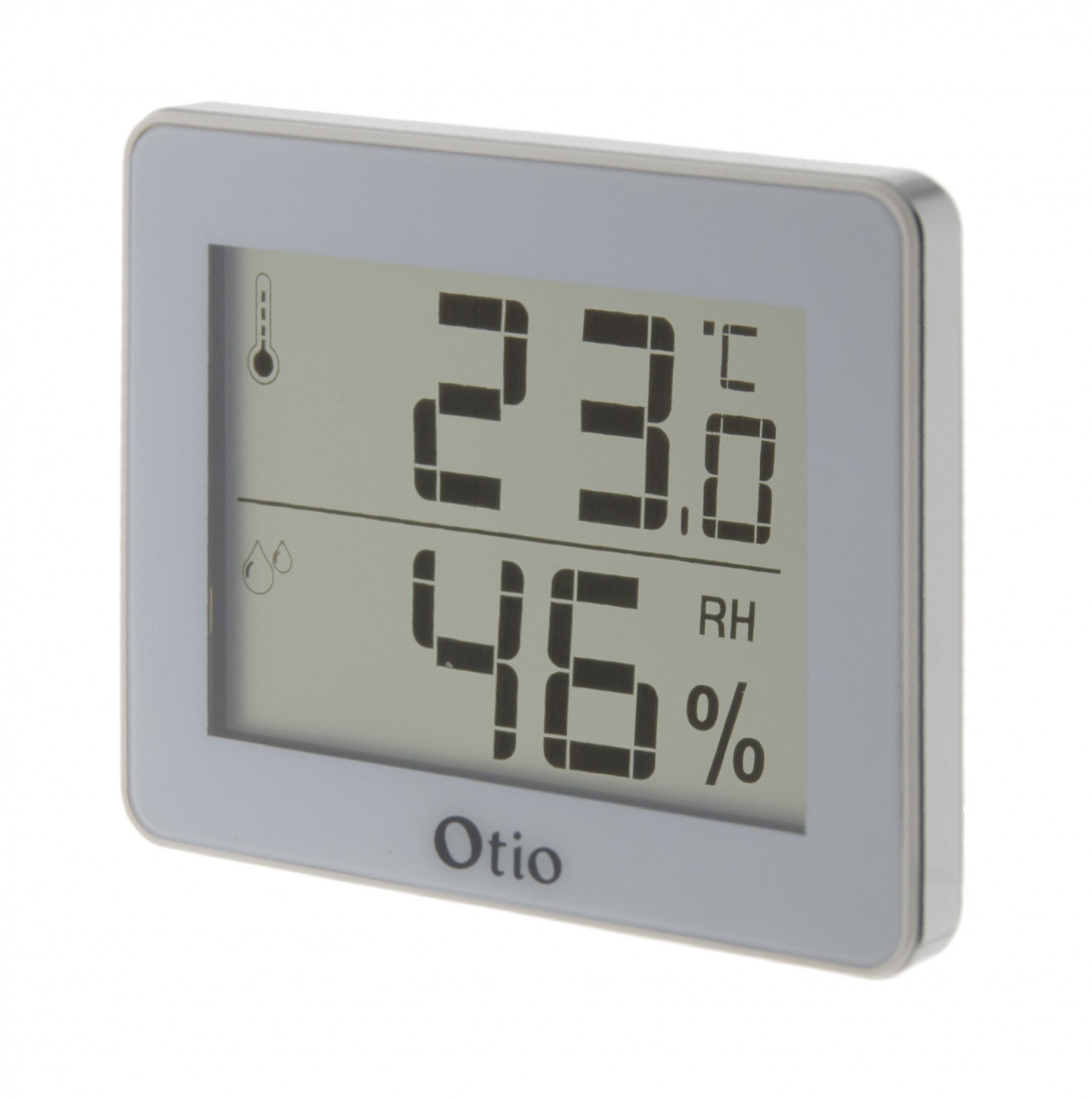 Thermomètre avec capteur extérieur sans fil blanc - OTIO - Mr