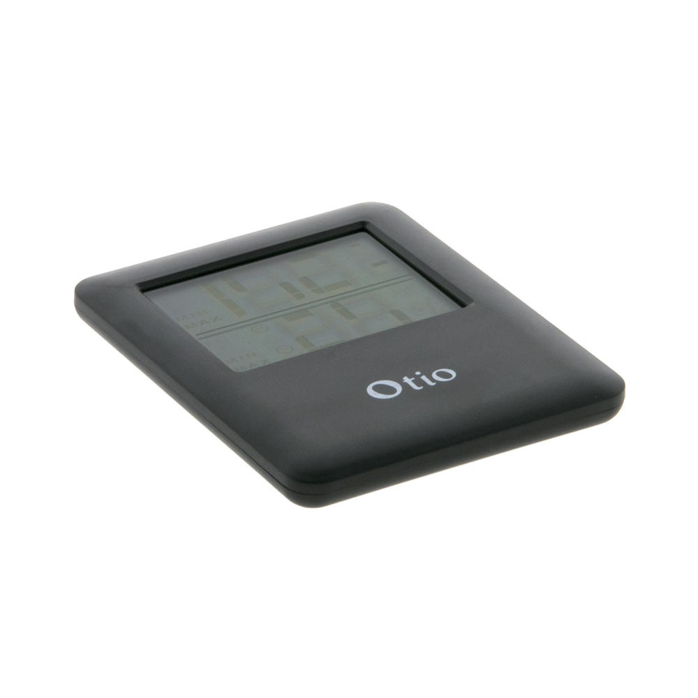 Thermomètre hygromètre digital intérieur Otio noir