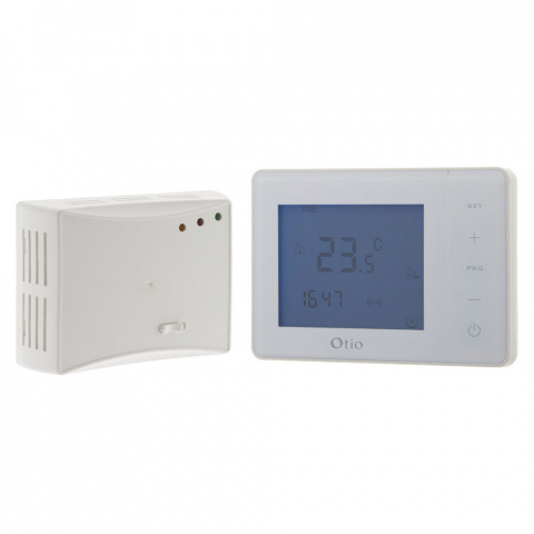 Thermomètre - hygromètre intérieur blanc à piles - Otio